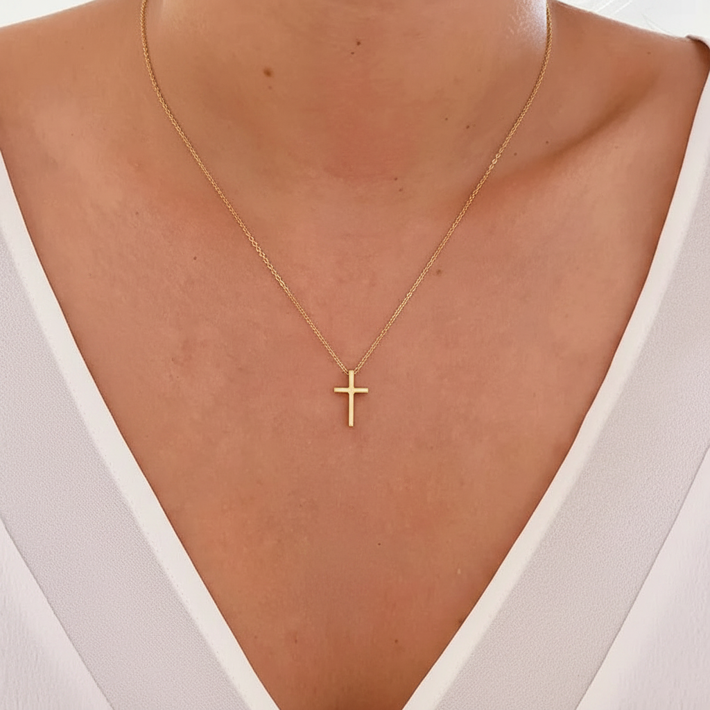 Highly Favored- Cross Pendant