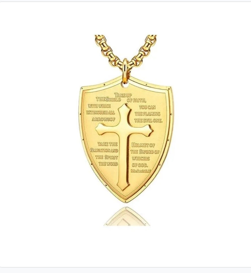 SHIELD OF FAITH- God’s Armor Pendant