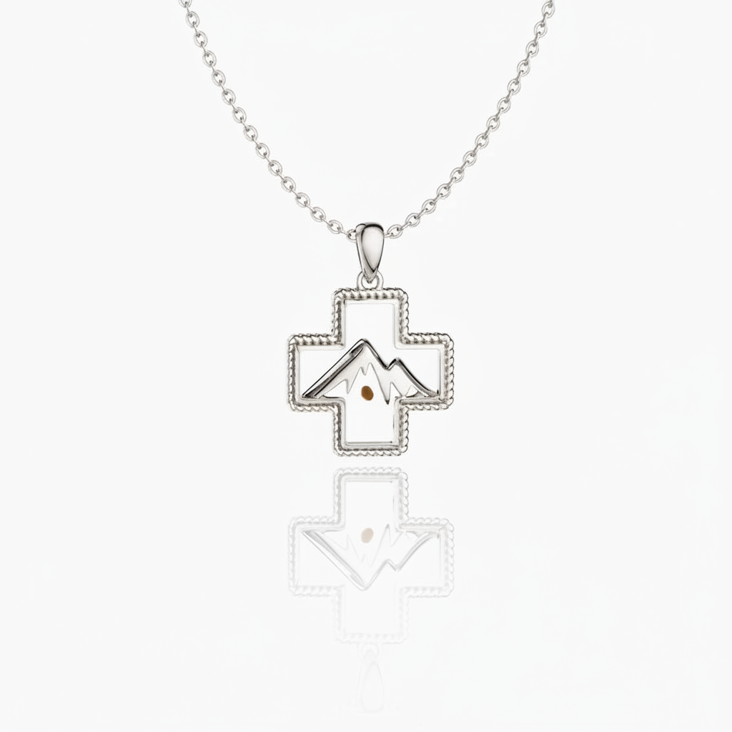 Faith Will Move Mountains- Pendant
