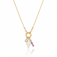 REDEEMED- Freshwater Pearl Cross Pendant
