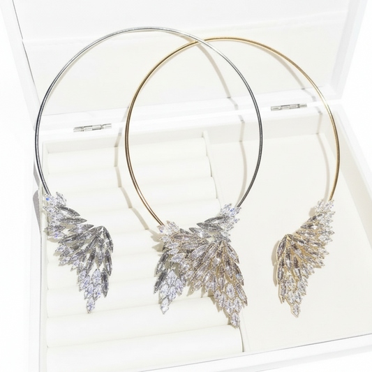 OVERFLOW- Angel Wing Collar Necklace