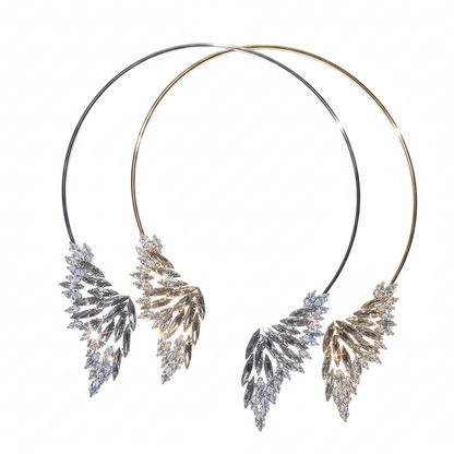 OVERFLOW- Angel Wing Collar Necklace