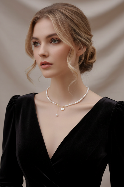 The Mother-of-Pearl- Heart Pendant