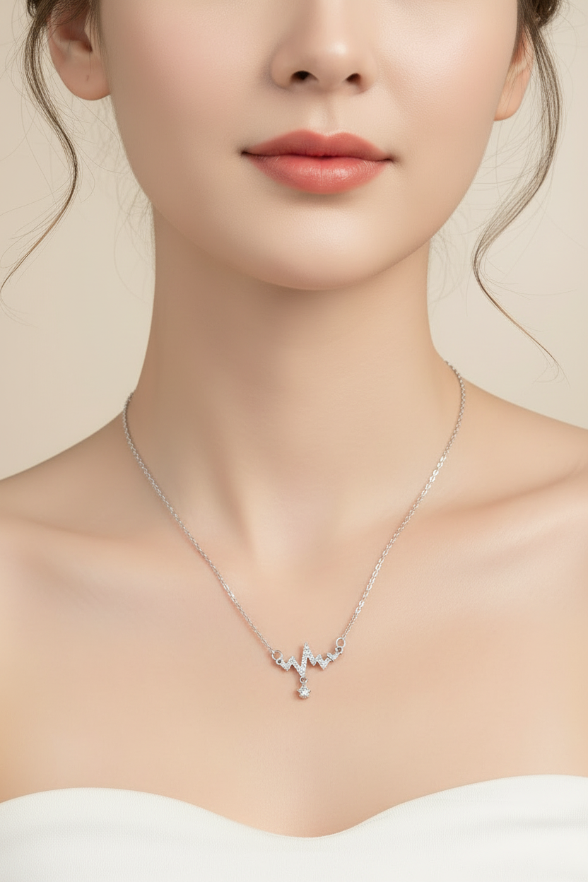 Heaven’s Heartbeat- Angel Baby Necklace